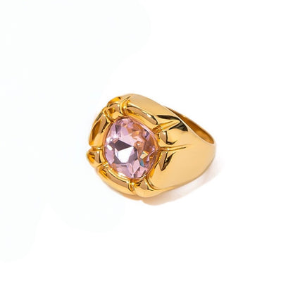 Anillo Crown Rosa