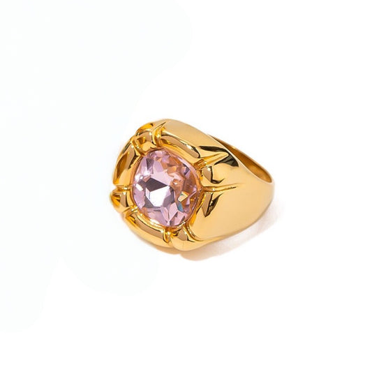 Anillo Crown Rosa