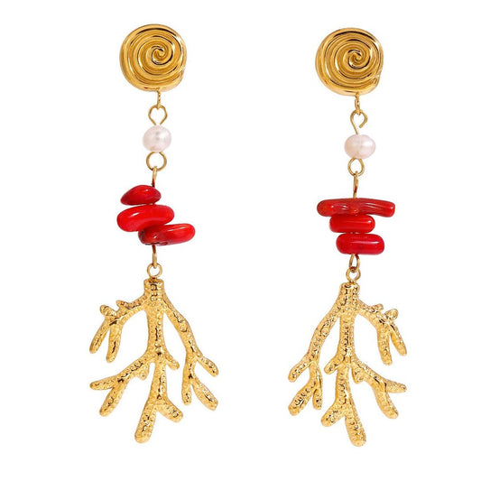 Aretes Coral