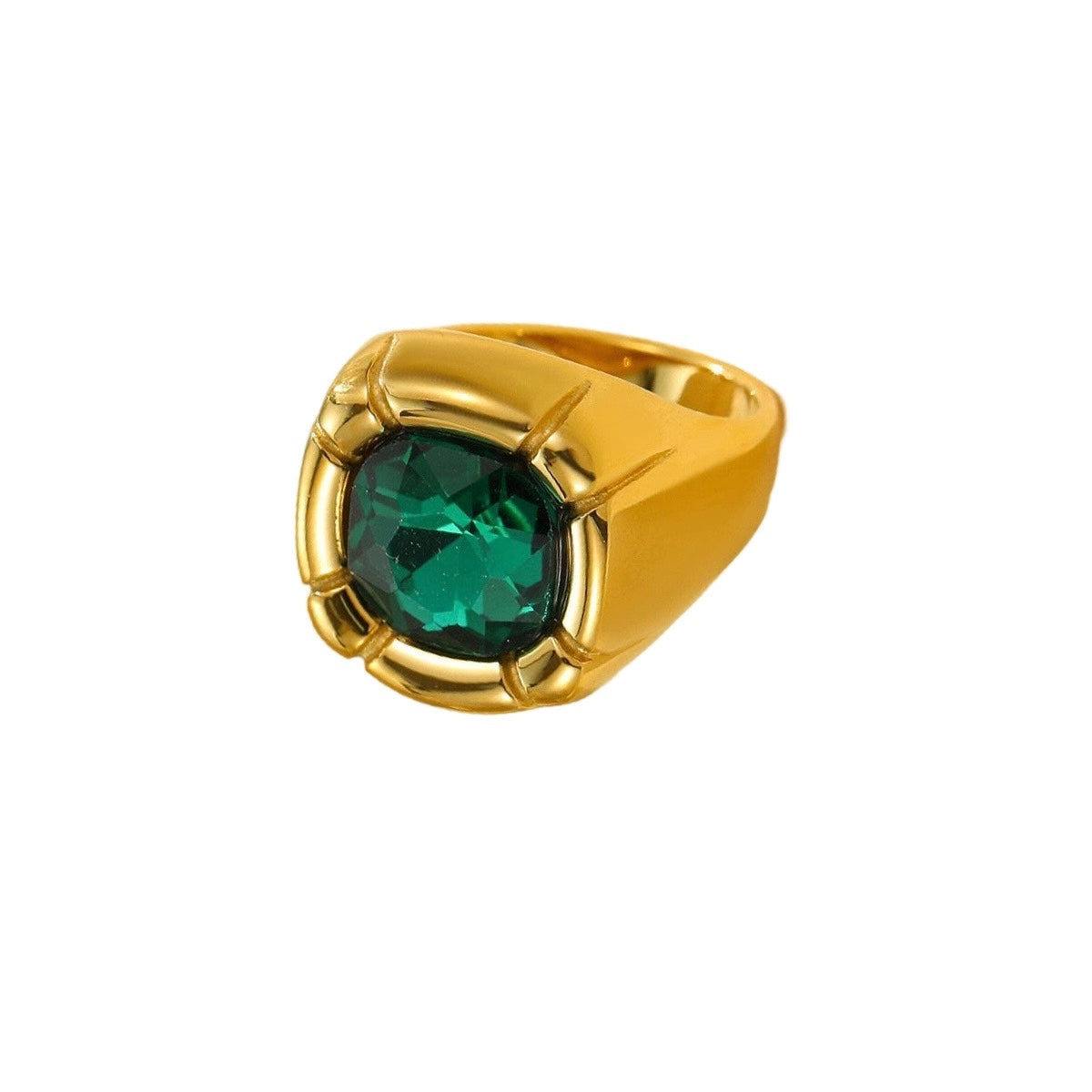 Anillo Crown Verde