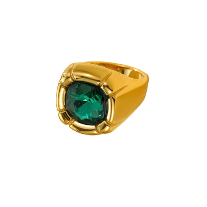 Anillo Crown Verde
