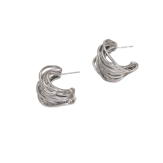 Aretes Tessa Plateados