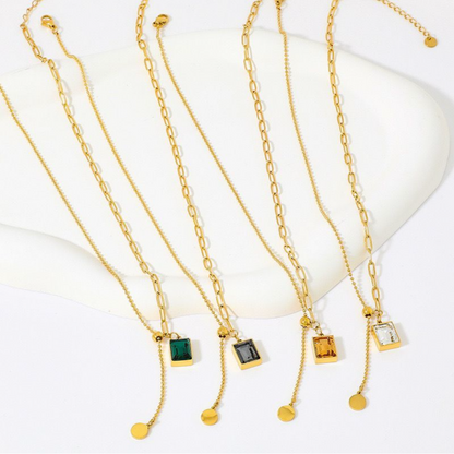 Collar Andy transparente