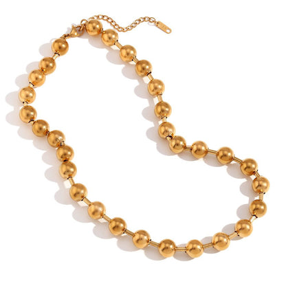 Collar Big Sphere Dorado