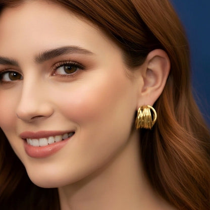 Aretes Tessa Dorados